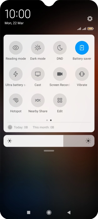 Press the Home key to return to the home screen.