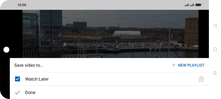 Press the required playlist.