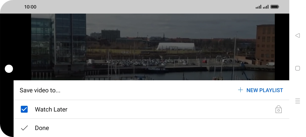 Press the required playlist.
