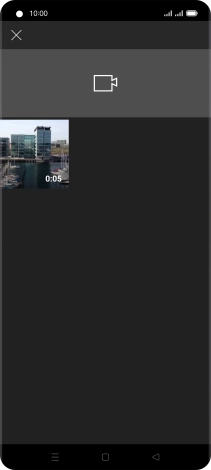 Press the required video clip.