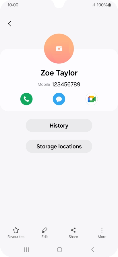 Press the Home key to return to the home screen.