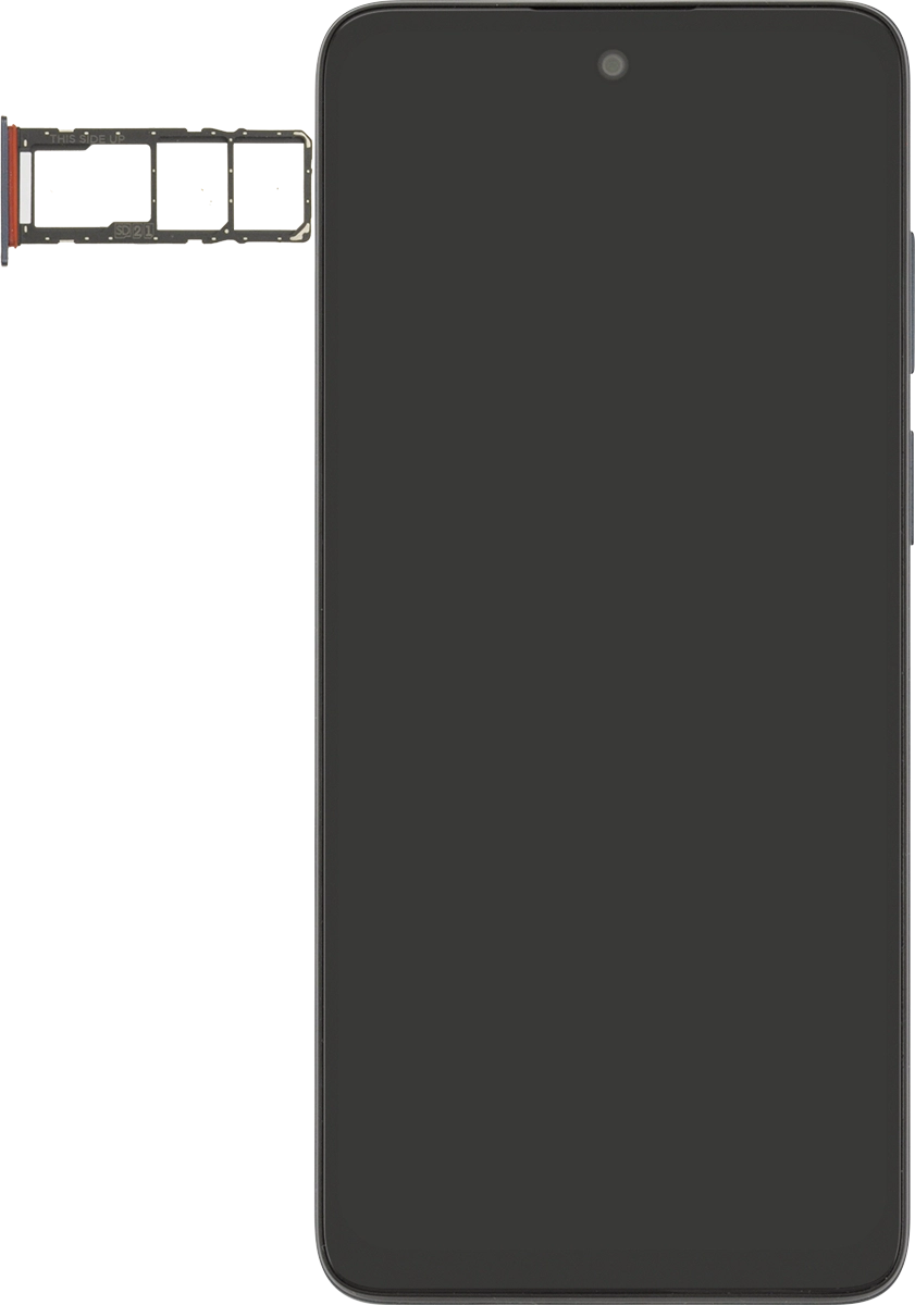 Turn your SIM as illustrated next to the SIM holder and place it in the SIM holder.