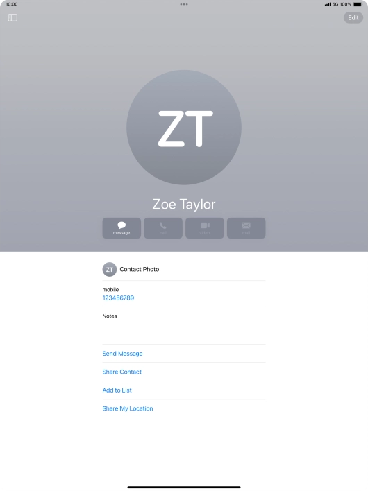 Slide your finger upwards starting from the bottom of the screen to return to the home screen.
