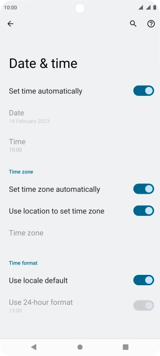 Press the Home key to return to the home screen.