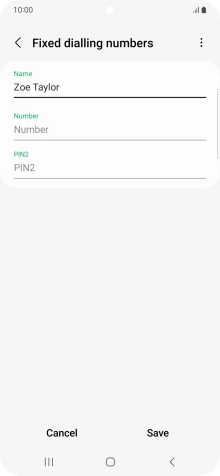 Press Number and key in the required phone number.