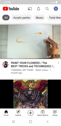 Press the upload icon.