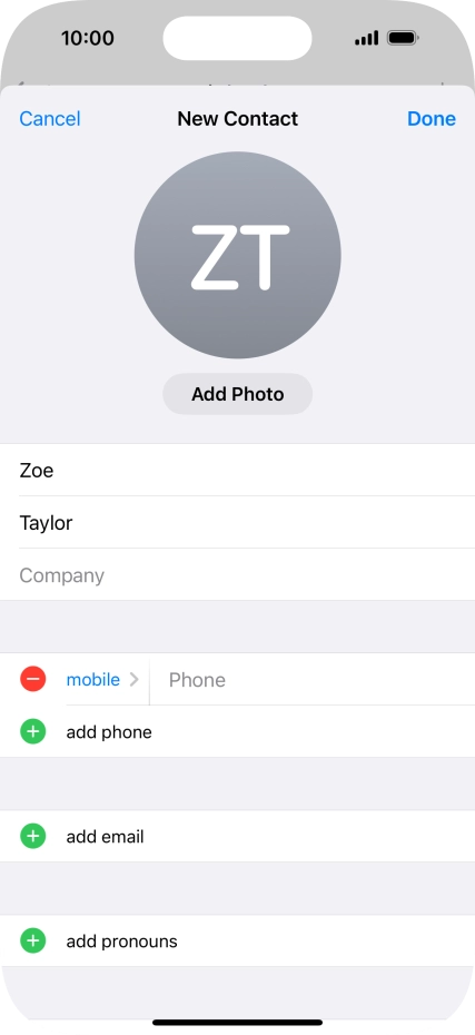 Press Phone and key in the required phone number.