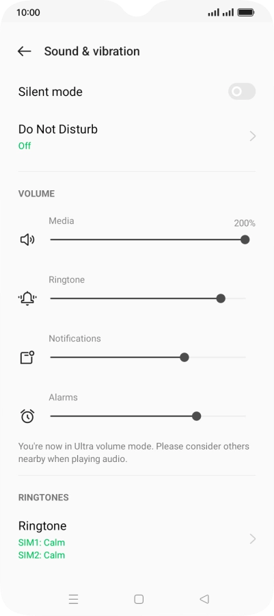 Press Ringtone.