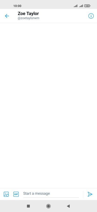 Press the text input field.