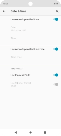 Press the Home key to return to the home screen.