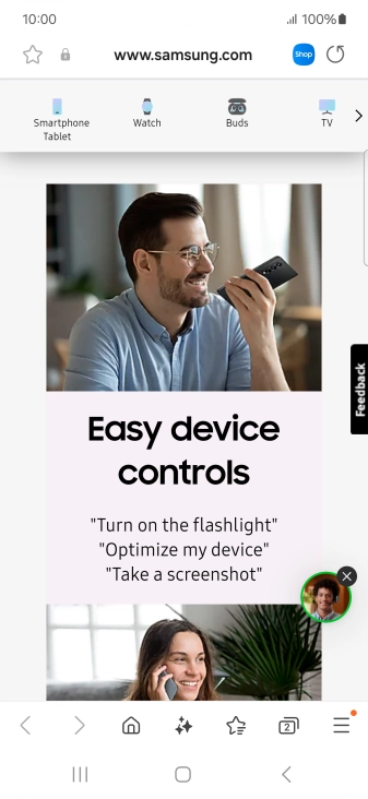 Press the Home key to return to the home screen.
