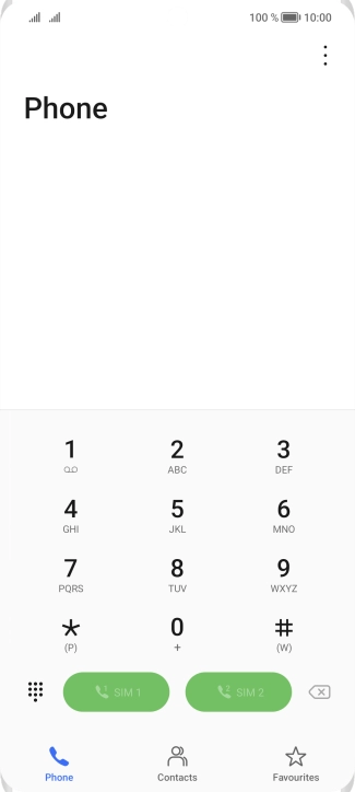 Press and hold number key 1.