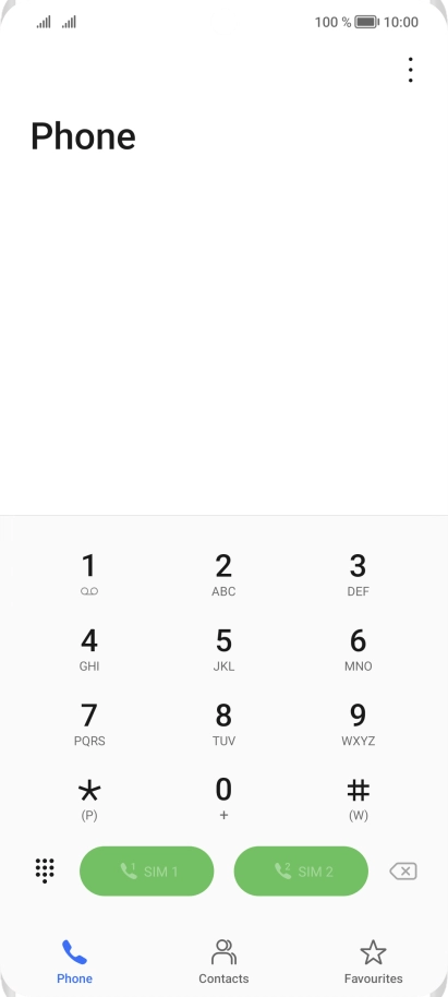 Press and hold number key 1.