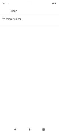 Press Voicemail number.