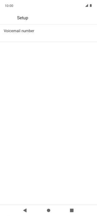 Press Voicemail number.