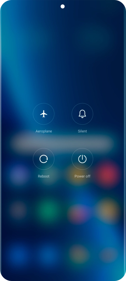 Press Power off. Press Power off.