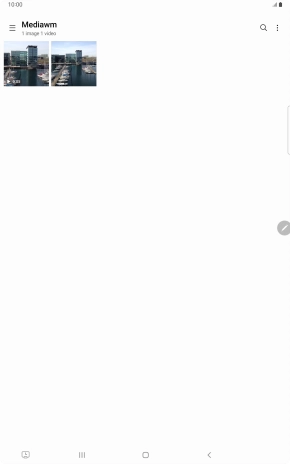Press and hold the required picture or video clip.