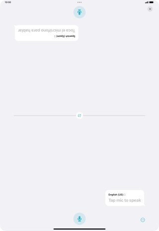 Press the end icon to end two-way view.