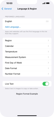 Press Add Language....