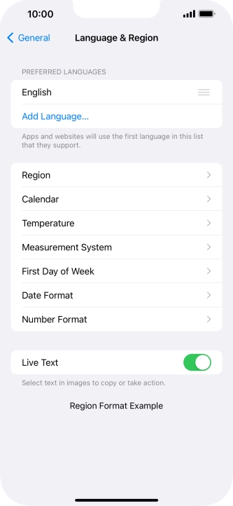 Press Add Language....