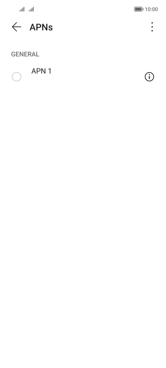 Press the menu icon. Press the menu icon.