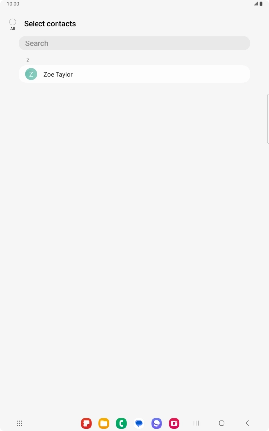 Press the field above 