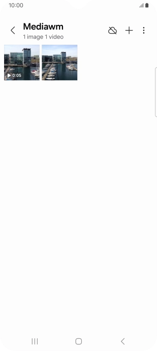 Press and hold any picture or video.