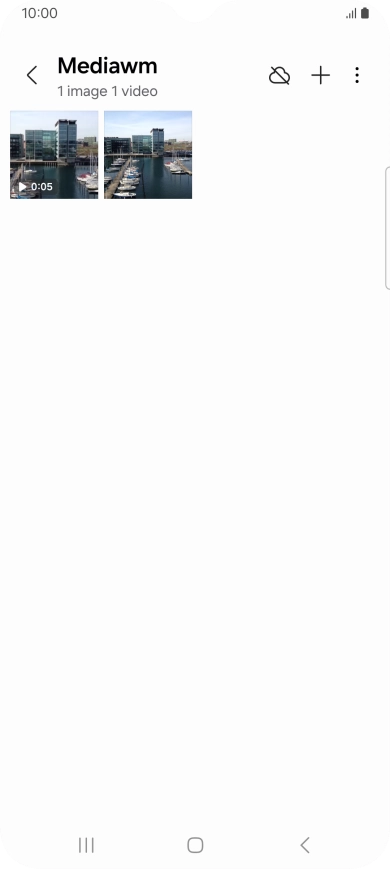 Press and hold any picture or video.