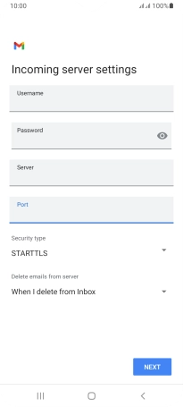 Press the drop down list below 