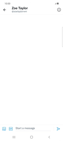 Press the text input field.