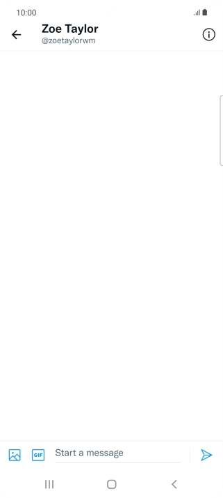 Press the text input field.