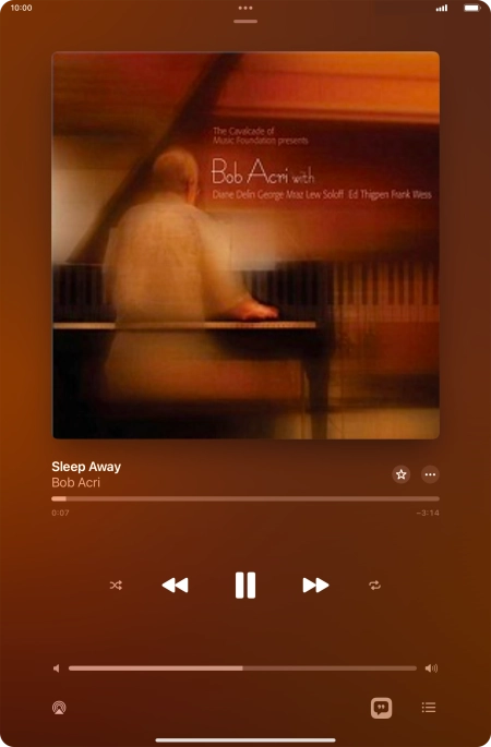 Press arrow right to go to the next audio file.