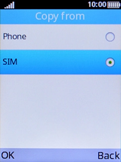 Select OK.