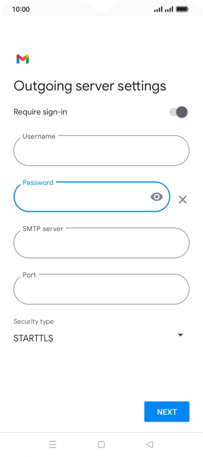 Press the field below Press the field below