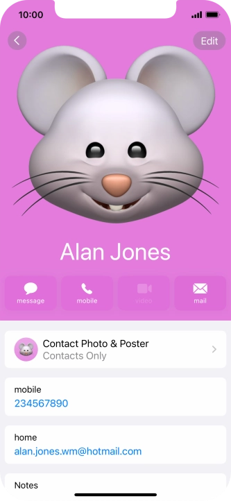 Slide your finger upwards starting from the bottom of the screen to return to the home screen.