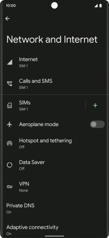 Press the add icon. Press the add icon.