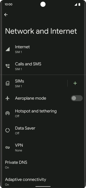 Press the add icon. Press the add icon.