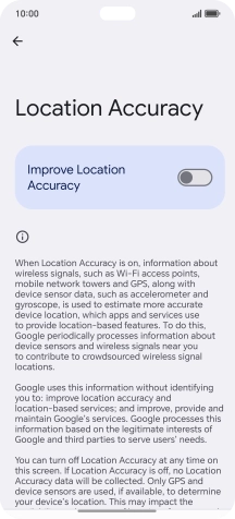 If you press the indicator next to 