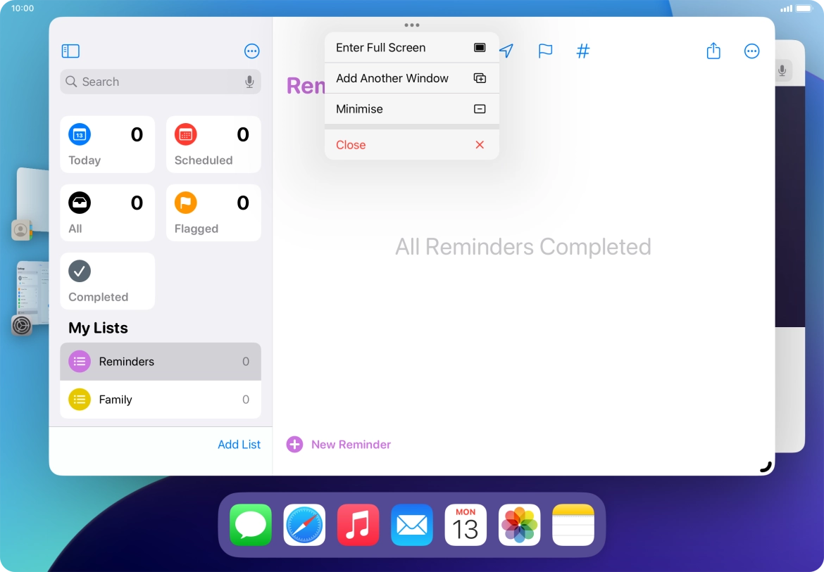 Press Add Another Window.