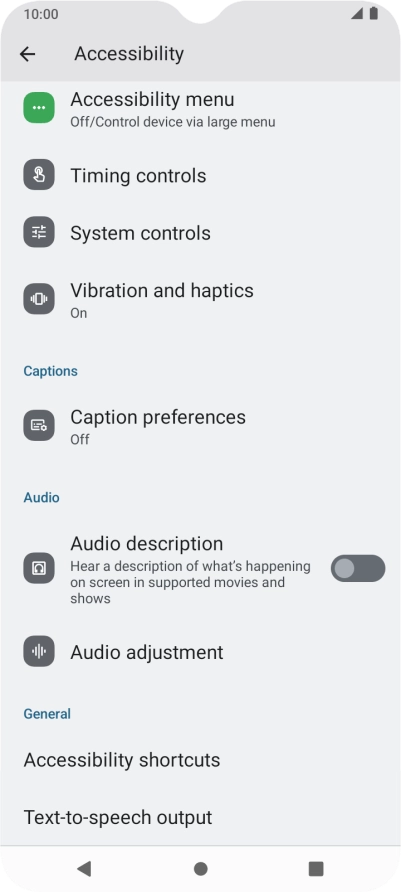 Press Audio and follow the instructions on the screen to select the required settings. Press Audio and follow the instructions on the screen to select the required settings.
