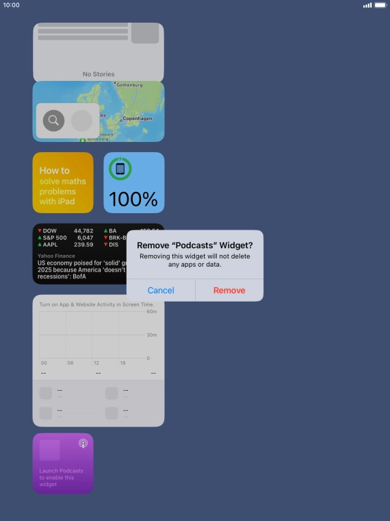 Press Remove. Press Remove.