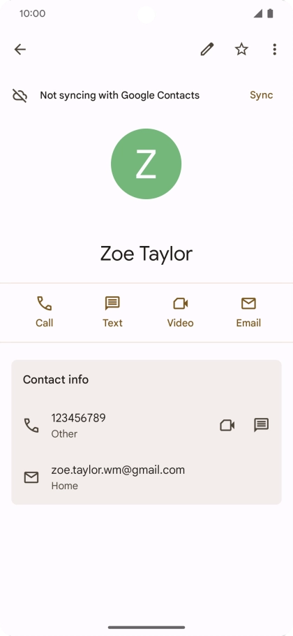 Press the required number.