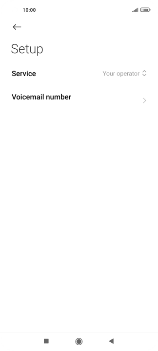 Press Voicemail number.