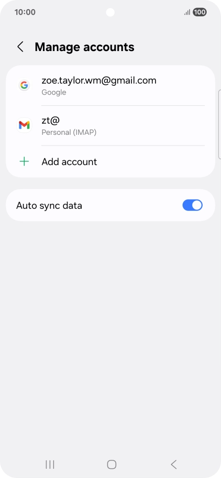 Press the Home key to return to the home screen.