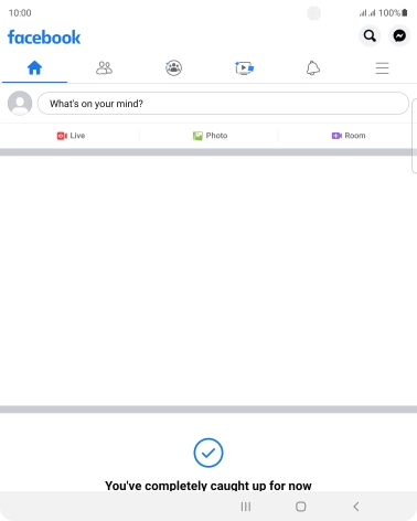 Press the text input field.