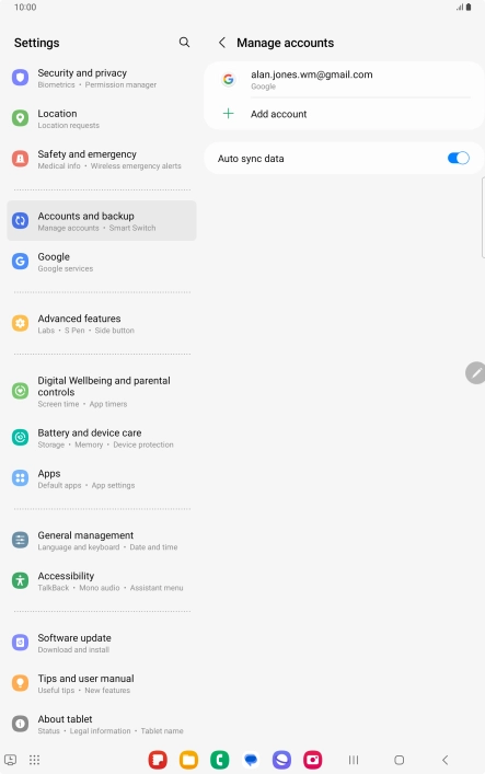 Press the Home key to return to the home screen. Press the Home key to return to the home screen.
