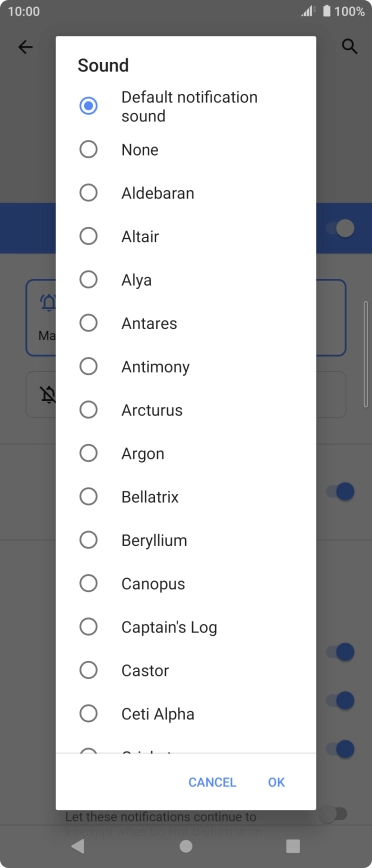 Press the required message tones to hear them.