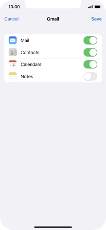 If this screen is displayed, you email account has been recognised and set up automatically. Follow the instructions on the screen to key in more information and finish setting up your email account.
