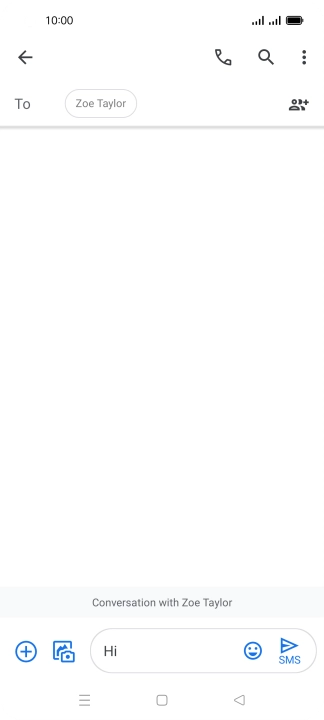 Press the gallery icon. Press the gallery icon.