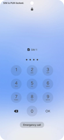 Key in the new PIN again and press OK.